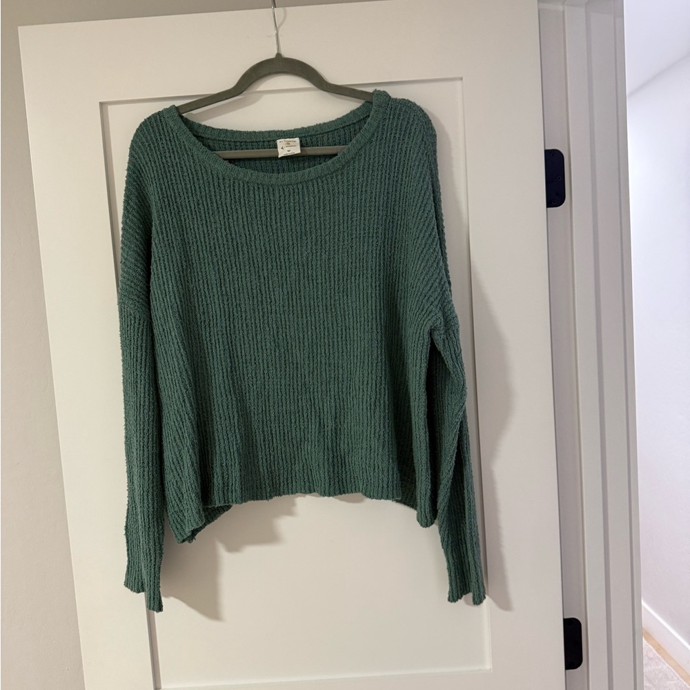By Together Teal Crew Neck Sweater